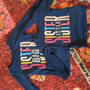 2 for 1: Carter's Big Sister/Little Sister shirts
